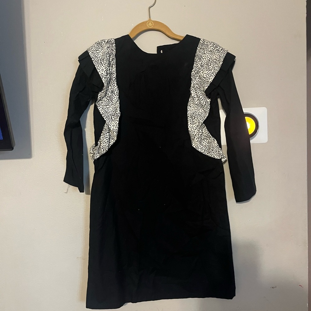 Girl black dress